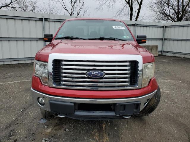 1FTFX1ET0CFB52831 - 2012 FORD F150 SUPER CAB RED photo 5