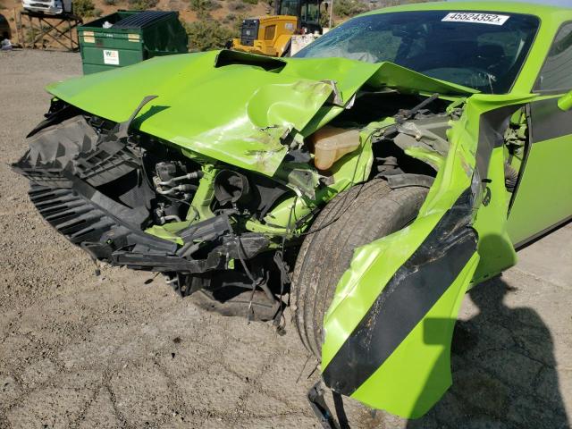 2C3CDZFJXFH842875 - 2015 DODGE CHALLENGER R/T SCAT PACK GREEN photo 9