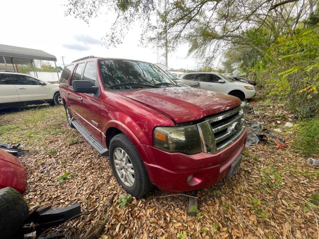 1FMFK15518LA12856 - 2008 FORD EXPEDITION EL XLT RED photo 1