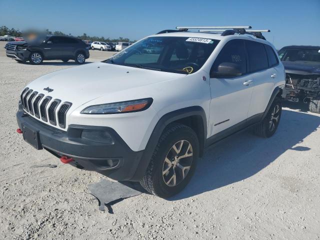 1C4PJMBS0FW680408 - 2015 JEEP CHEROKEE TRAILHAWK WHITE photo 1