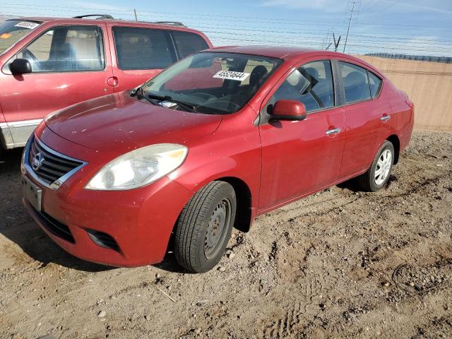 3N1CN7AP3CL871908 - 2012 NISSAN VERSA S RED photo 1