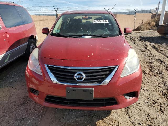 3N1CN7AP3CL871908 - 2012 NISSAN VERSA S RED photo 5