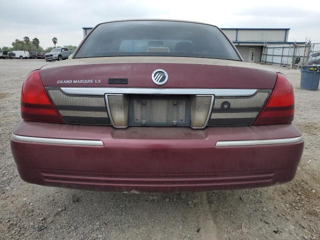 2MEHM75V29X603100 - 2009 MERCURY GRAND MARQ LS BURGUNDY photo 6