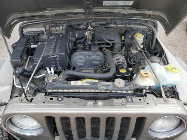 1J4FA29185P352167 - 2005 JEEP WRANGLER / SE TAN photo 11