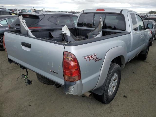 5TEUU42N57Z454129 - 2007 TOYOTA TACOMA ACCESS CAB GRAY photo 3