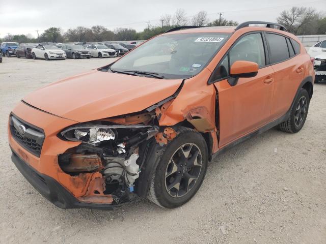 JF2GTAEC5KH336246 - 2019 SUBARU CROSSTREK PREMIUM ORANGE photo 1