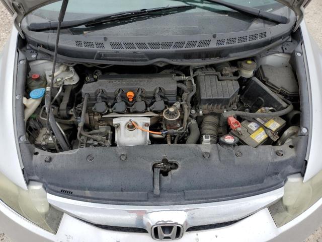 2HGFA16699H322543 - 2009 HONDA CIVIC LX-S Արծաթագույն լուսանկար 11