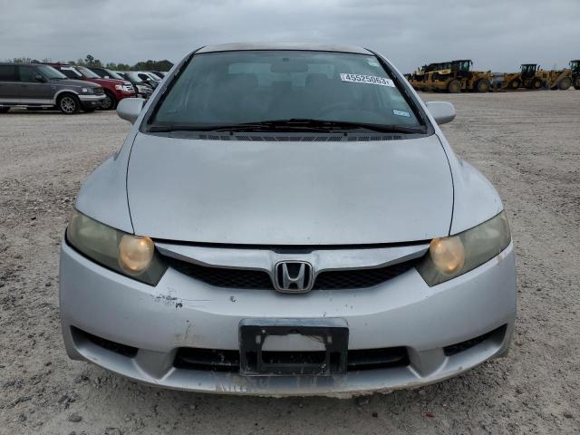 2HGFA16699H322543 - 2009 HONDA CIVIC LX-S Արծաթագույն լուսանկար 5