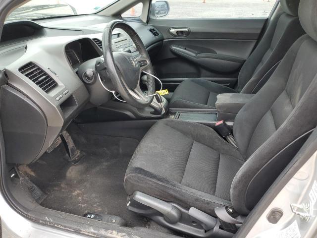 2HGFA16699H322543 - 2009 HONDA CIVIC LX-S Արծաթագույն լուսանկար 7