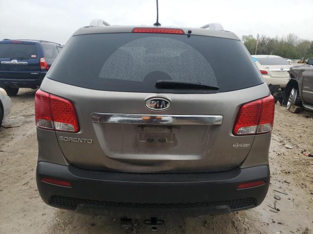 5XYKT4A26DG419283 - 2013 KIA SORENTO LX GRAY photo 6