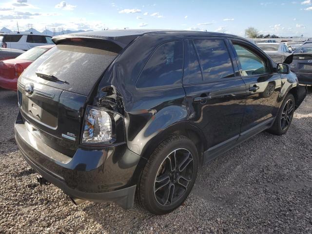 2FMDK3J98DBC37877 - 2013 FORD EDGE SEL BLACK photo 3