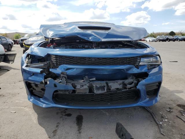 2C3CDXGJ4MH677776 - 2021 DODGE CHARGER SCAT PACK BLUE photo 5