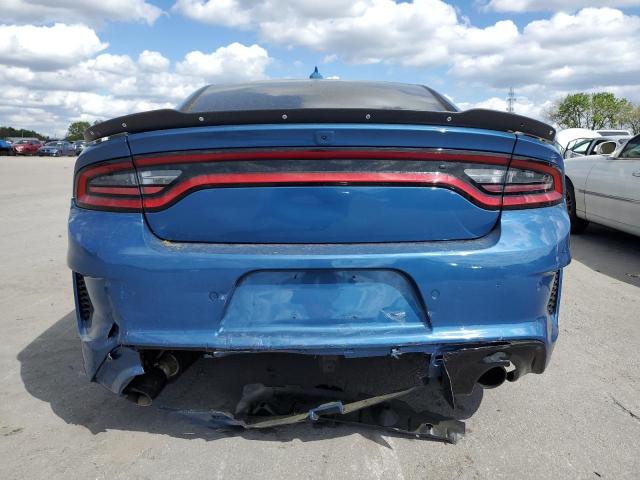 2C3CDXGJ4MH677776 - 2021 DODGE CHARGER SCAT PACK BLUE photo 6