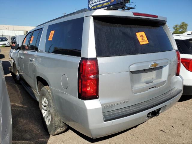 1GNSCHKC5JR133086 - 2018 CHEVROLET SUBURBAN C1500 LT SILVER photo 2