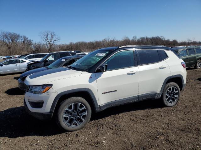 3C4NJDDB0KT695379 - 2019 JEEP COMPASS TRAILHAWK WHITE photo 1