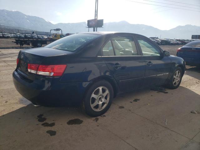 5NPEU46F76H126154 - 2006 HYUNDAI SONATA GLS BLUE photo 3