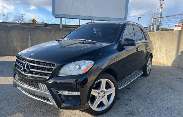 4JGDA7DB3EA276401 - 2014 MERCEDES-BENZ ML 550 4MATIC BLACK photo 2