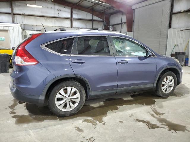 5J6RM4H77CL063405 - 2012 HONDA CR-V EXL BLUE photo 3