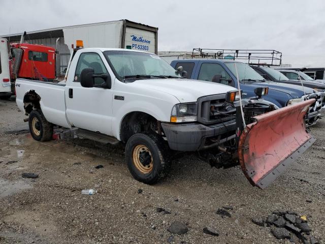 1FTSF31L54ED65302 - 2004 FORD F350 SRW SUPER DUTY WHITE photo 4