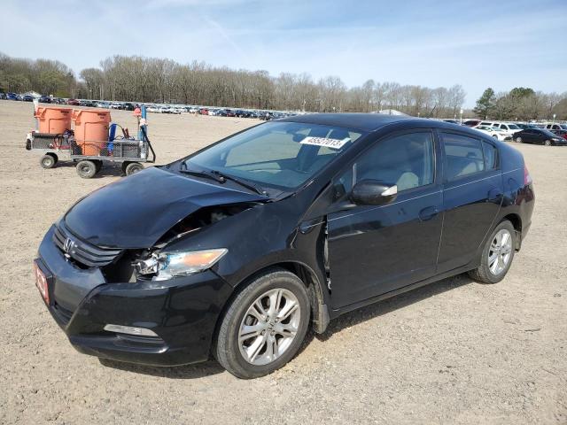 JHMZE2H77AS034690 - 2010 HONDA INSIGHT EX BLACK photo 1