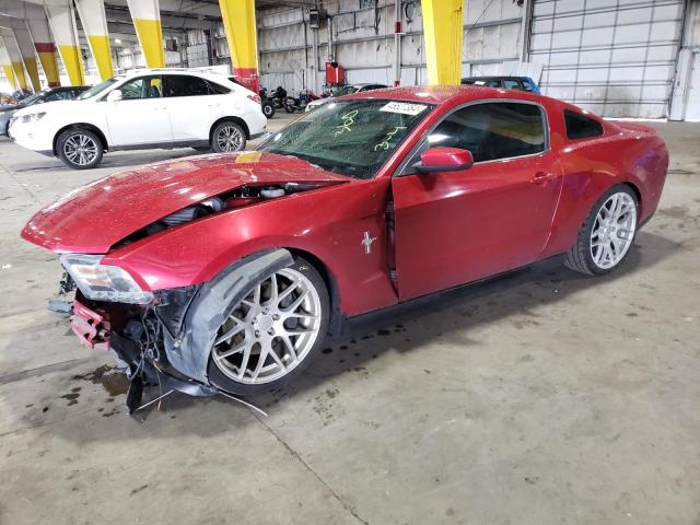 1ZVBP8AM6B5152355 - 2011 FORD MUSTANG RED photo 1