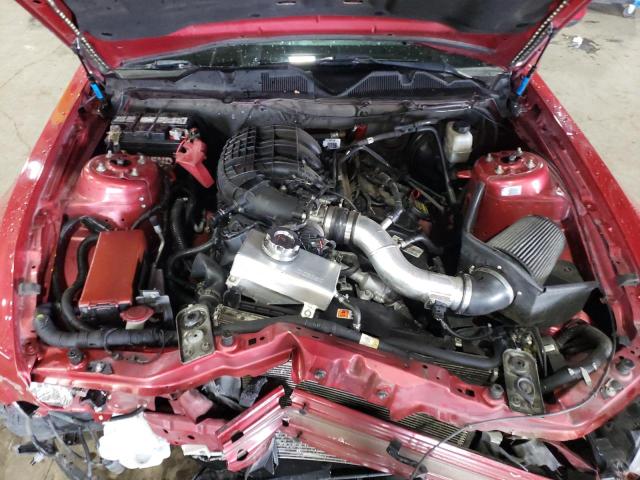 1ZVBP8AM6B5152355 - 2011 FORD MUSTANG RED photo 11