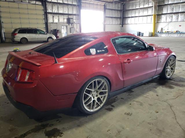 1ZVBP8AM6B5152355 - 2011 FORD MUSTANG RED photo 3