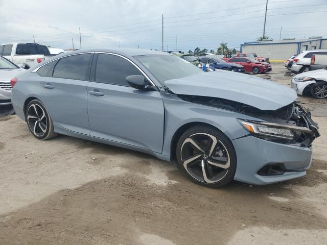 1HGCV1F31MA107761 - 2021 HONDA ACCORD SPORT GRAY photo 4