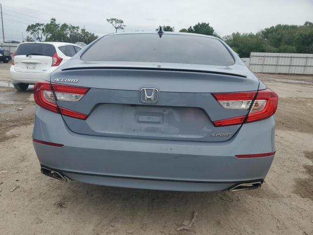 1HGCV1F31MA107761 - 2021 HONDA ACCORD SPORT GRAY photo 6