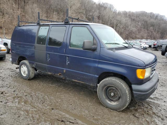 1FTSE34L13HC04439 - 2003 FORD ECONOLINE E350 SUPER DUTY VAN BLUE photo 4