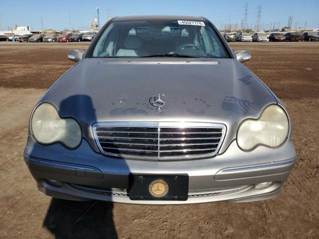 WDBRF40J93F400922 - 2003 MERCEDES-BENZ C 230K SPORT SEDAN GRAY photo 5