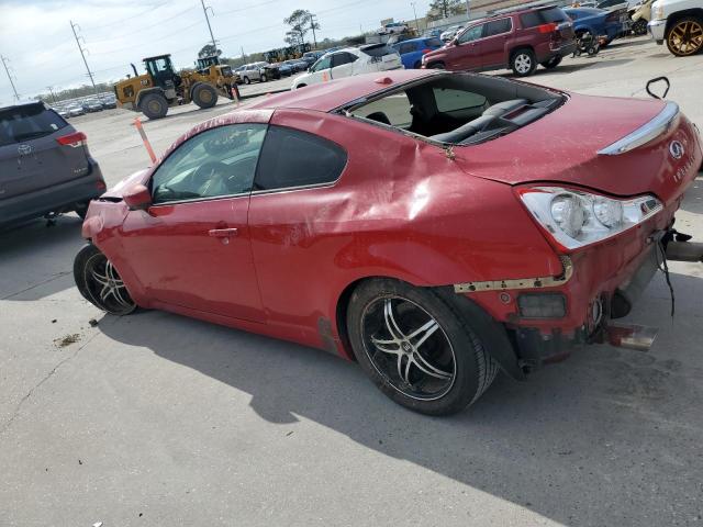 JNKCV64E38M107408 - 2008 INFINITI G37 BASE RED photo 2