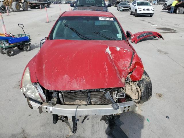 JNKCV64E38M107408 - 2008 INFINITI G37 BASE RED photo 5