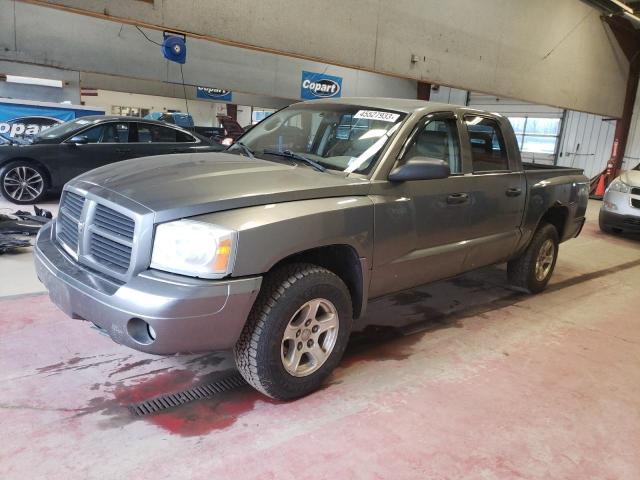 1D7HW28KX6S557617 - 2006 DODGE DAKOTA QUAD GRAY photo 1