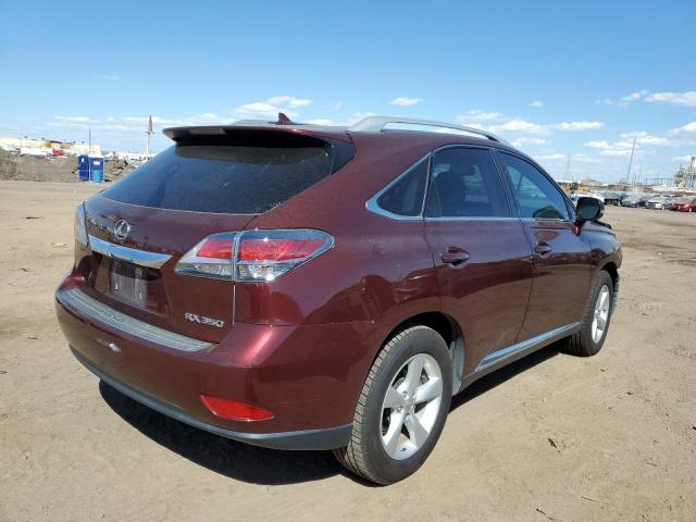 2T2ZK1BA4DC124261 - 2013 LEXUS RX 350 BURGUNDY photo 3