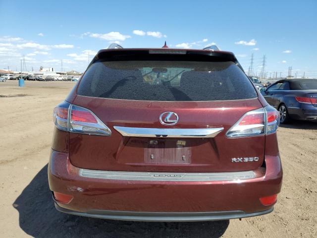 2T2ZK1BA4DC124261 - 2013 LEXUS RX 350 BURGUNDY photo 6