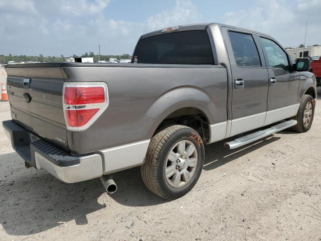 1FTFW1CF8BFB41901 - 2011 FORD F150 SUPERCREW GRAY photo 3