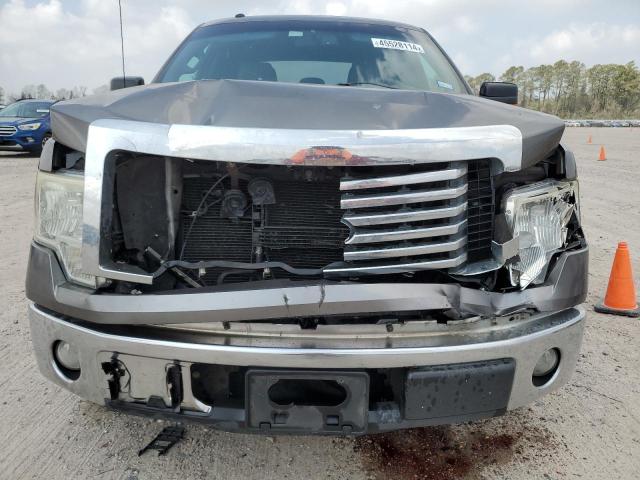 1FTFW1CF8BFB41901 - 2011 FORD F150 SUPERCREW GRAY photo 5