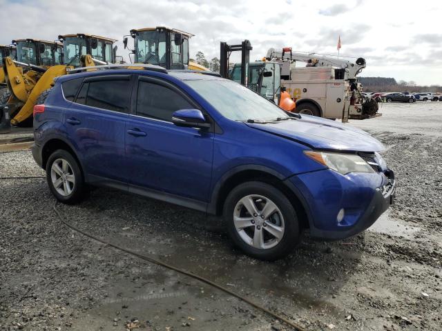 2T3RFREV4EW179760 - 2014 TOYOTA RAV4 XLE BLUE photo 4