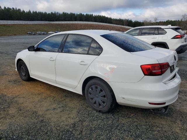 3VW2K7AJ9FM305339 - 2015 VOLKSWAGEN JETTA BASE WHITE photo 2