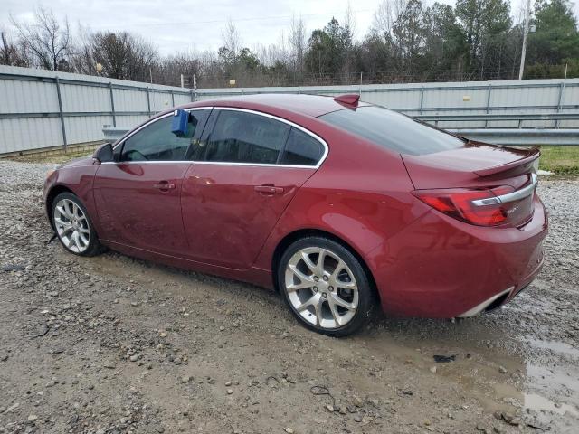 2G4GU5GX9H9184600 - 2017 BUICK REGAL GS BURGUNDY photo 2