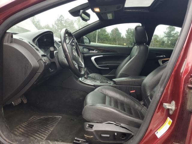 2G4GU5GX9H9184600 - 2017 BUICK REGAL GS BURGUNDY photo 7