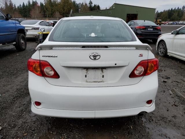 2T1BU4EE5AC429358 - 2010 TOYOTA COROLLA BASE WHITE photo 6