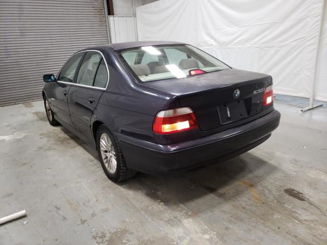 WBADT63433CK39942 - 2003 BMW 530 I AUTOMATIC BLUE photo 2