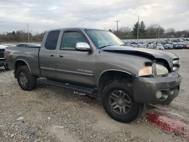 5TBBT44125S465452 - 2005 TOYOTA TUNDRA ACCESS CAB SR5 GRAY photo 4