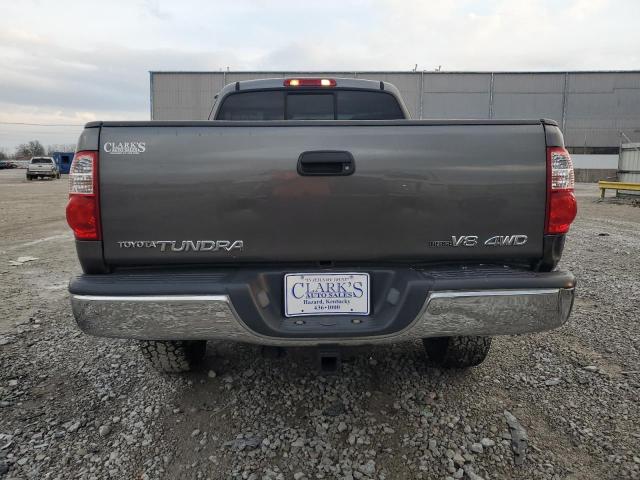 5TBBT44125S465452 - 2005 TOYOTA TUNDRA ACCESS CAB SR5 GRAY photo 6