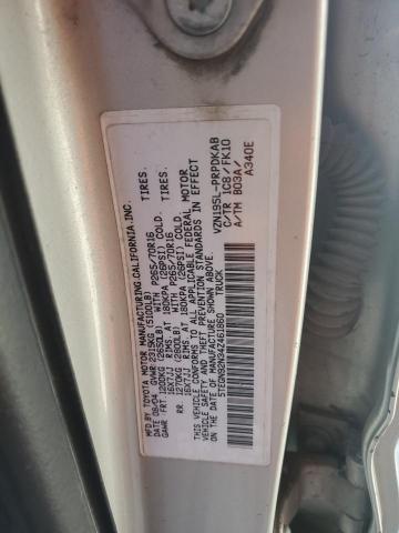 5TEGN92N34Z461860 - 2004 TOYOTA TACOMA DOUBLE CAB PRERUNNER SILVER photo 13