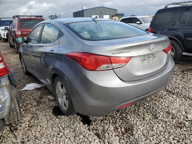 KMHDH4AE5DU800508 - 2013 HYUNDAI ELANTRA GLS BLUE photo 2