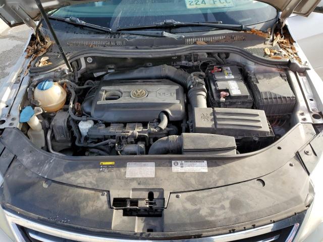 WVWMN7AN6BE732628 - 2011 VOLKSWAGEN CC SPORT SILVER photo 11