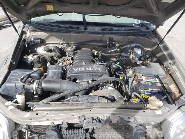 5TBRT34145S459810 - 2005 TOYOTA TUNDRA ACCESS CAB SR5 GOLD photo 11